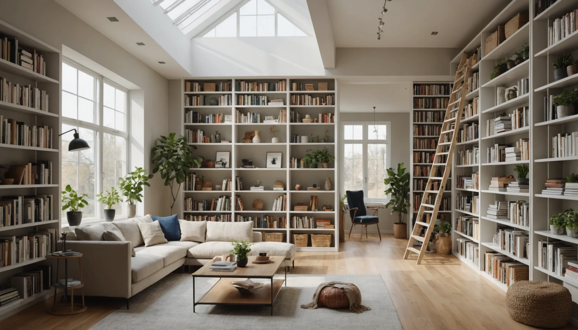 utiliser les hauts plafonds comme espace de rangement
