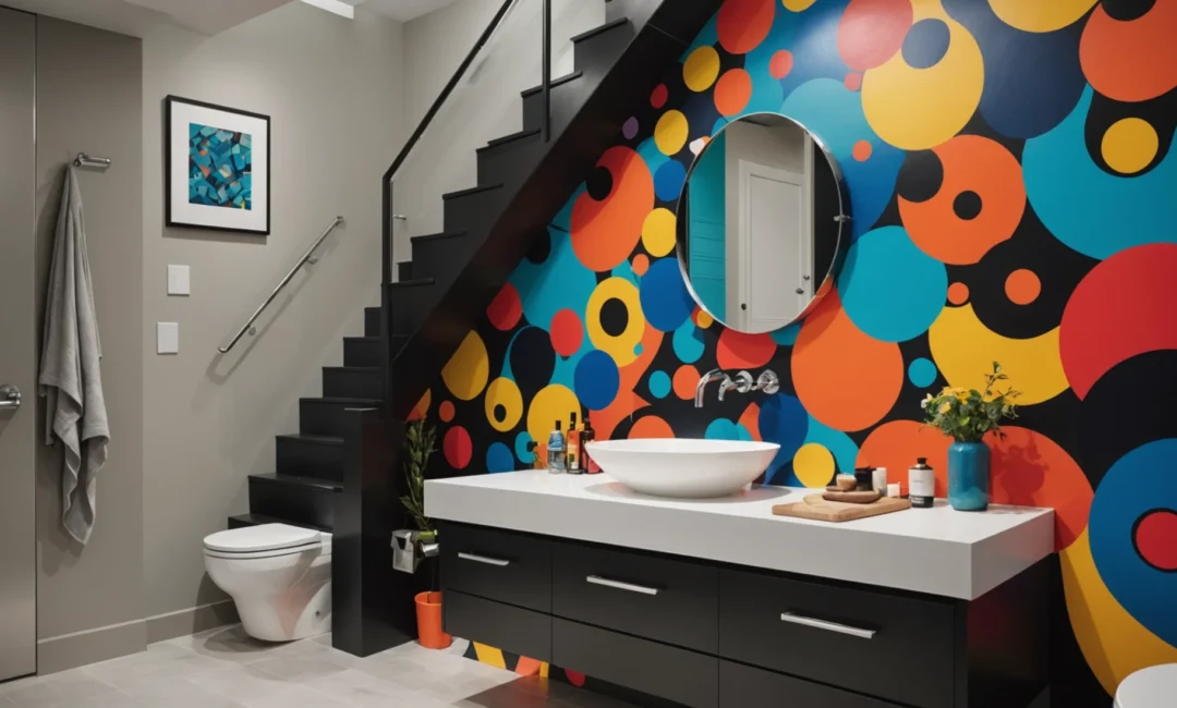 photo wc sous escalier