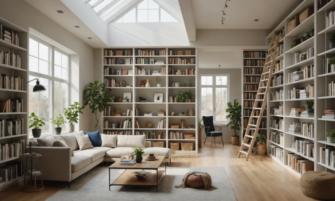 utiliser les hauts plafonds comme espace de rangement